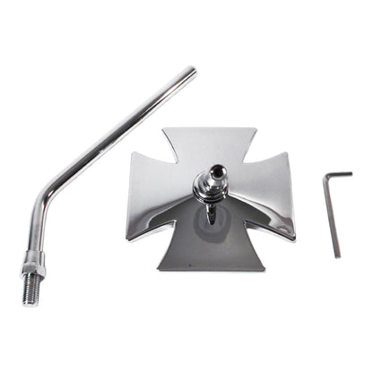 Whites Mirror - Maltese Cross 10mm Fitting