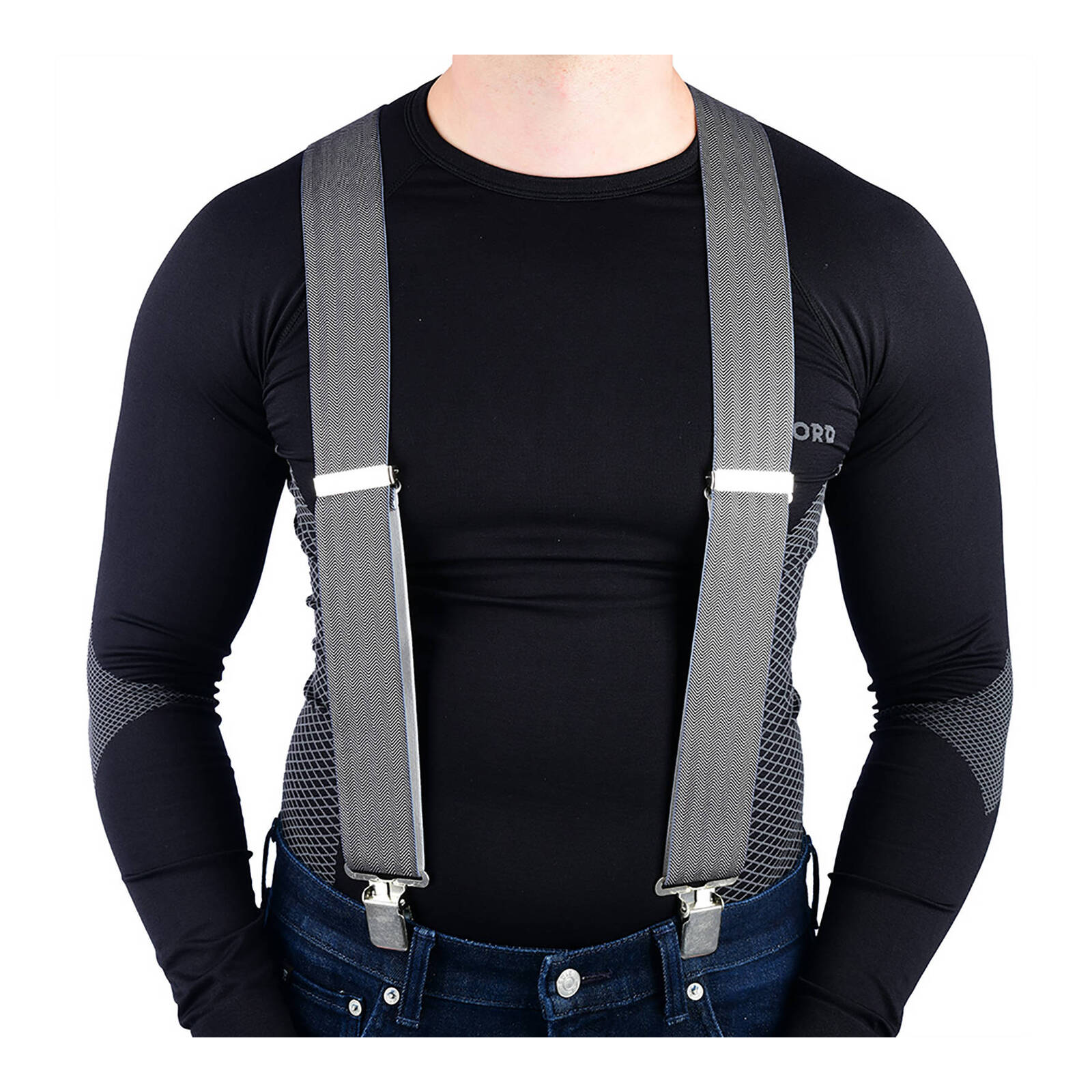 Oxford Riggers Braces - Herringbone