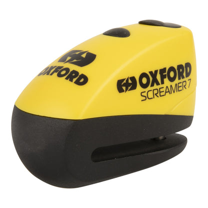 Oxford Screamer 100dB Alarm Disc Lock - Chrome / Black