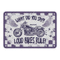 Oxford Garage Metal Sign: What Did You Say