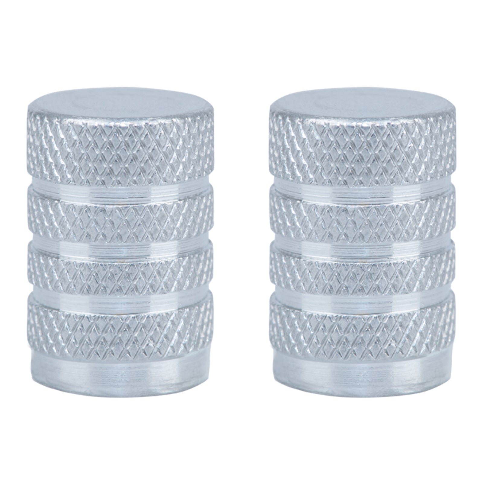 Oxford Gripper Valve Caps - Silver
