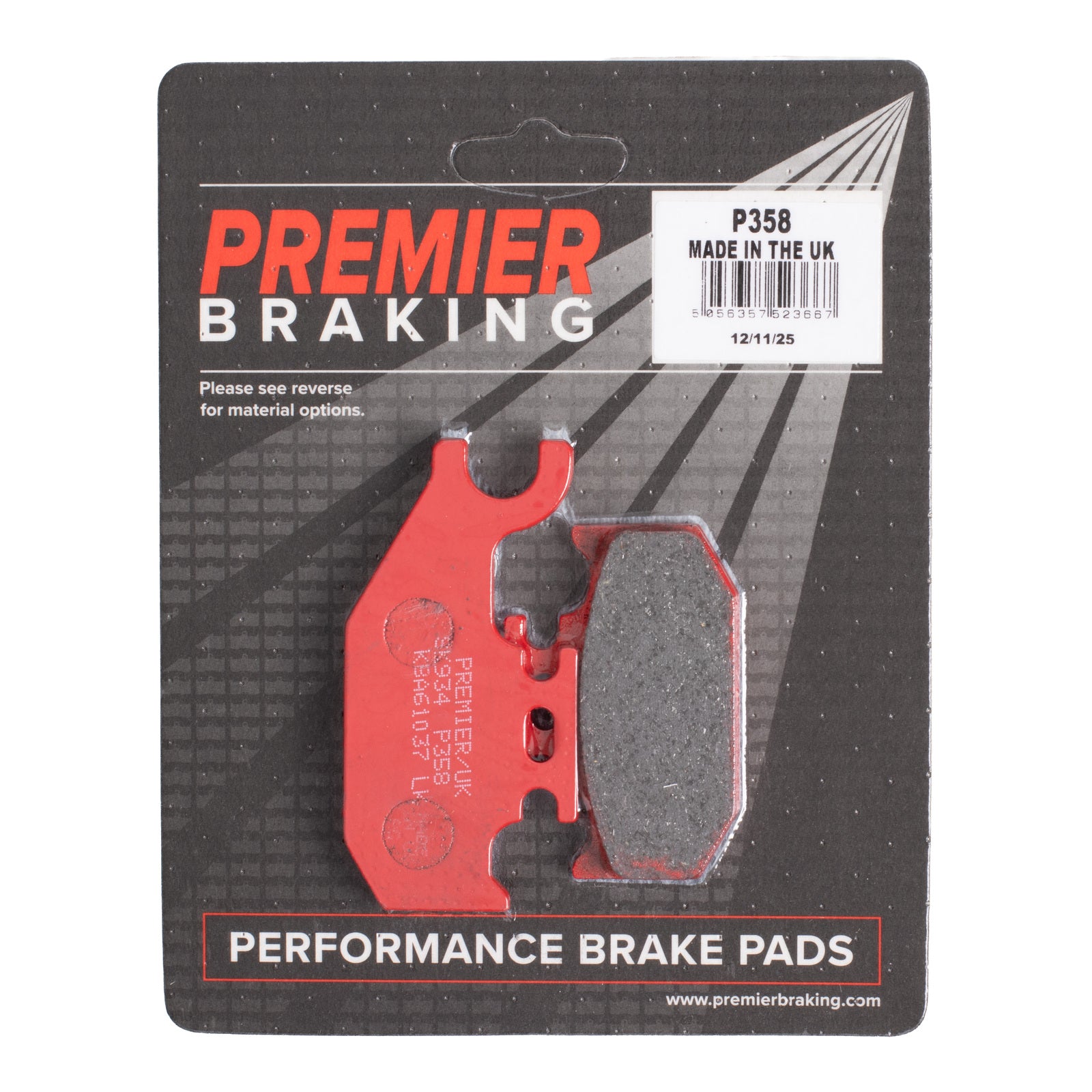 Premier Brake Pads - P Organic Standard