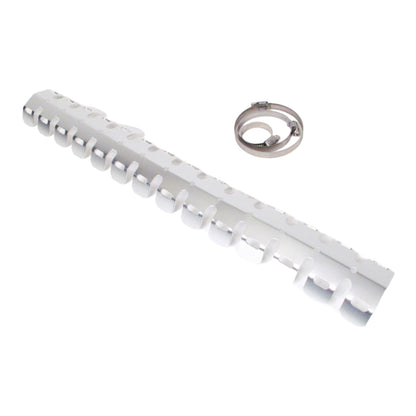 WHITES HEAD PIPE GUARD W/CLAMP - SIL