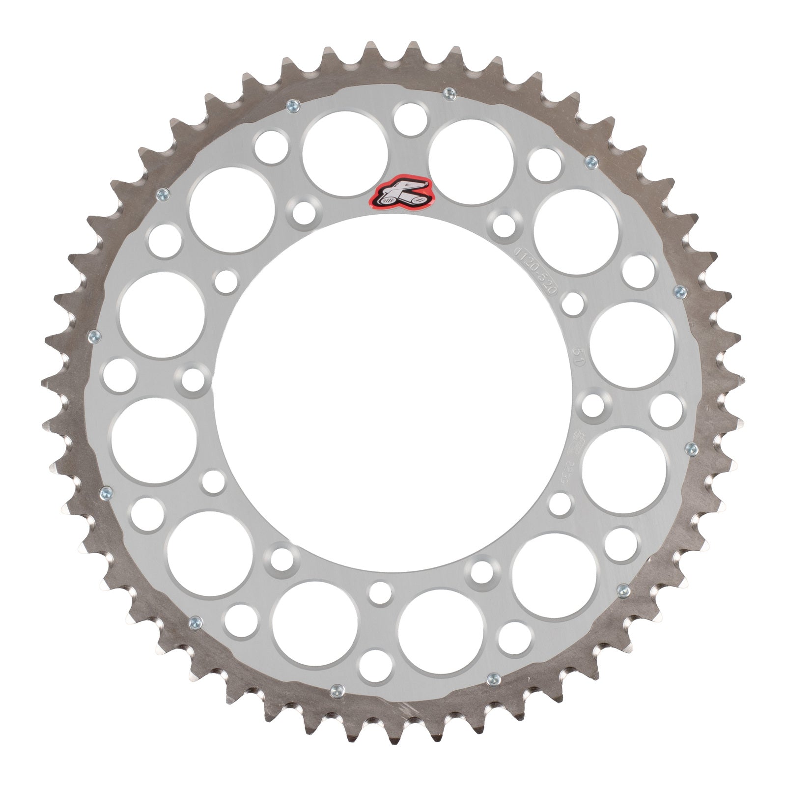 Renthal Sprocket Twinring sliver 51T Bi-Metal Grooved Packaged