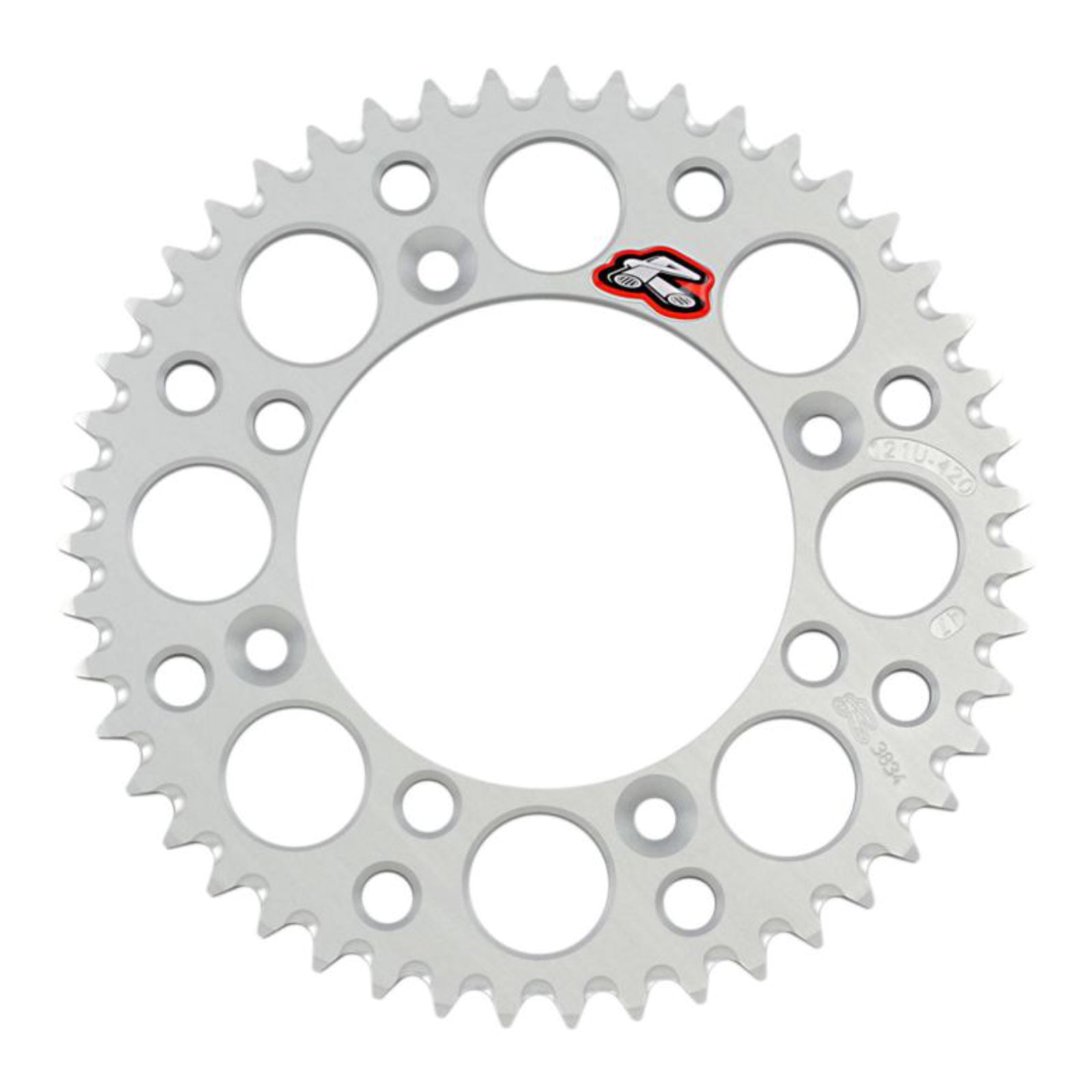 Renthal Sprocket Rear Silver 48T Alloy 7075 T6 Grooved