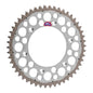 Renthal Sprocket Twinring Silver 48T Bi-metal Grooved