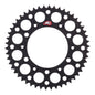 Renthal Sprocket Rear Black 50T Alloy 7075 T6 Grooved