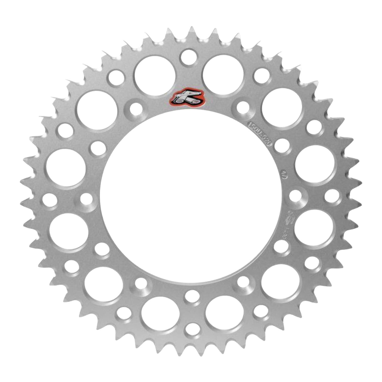 Renthal Sprocket Rear Silver 41T Alloy 7075 T6 Grooved Kawasaki