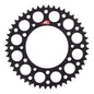 Renthal Sprocket Rear Black 48T Alloy 7075 T6 Grooved