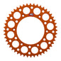 Renthal Sprocket Rear Orange 48T Alloy 7075 T6 Grooved KTM