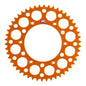 Renthal Sprocket Rear Orange 50T Alloy 7075 T6 Grooved KTM
