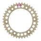 Renthal Rear Sprocket T6 7075 Alloy Grooved 411 / 530 - Silver [Honda]