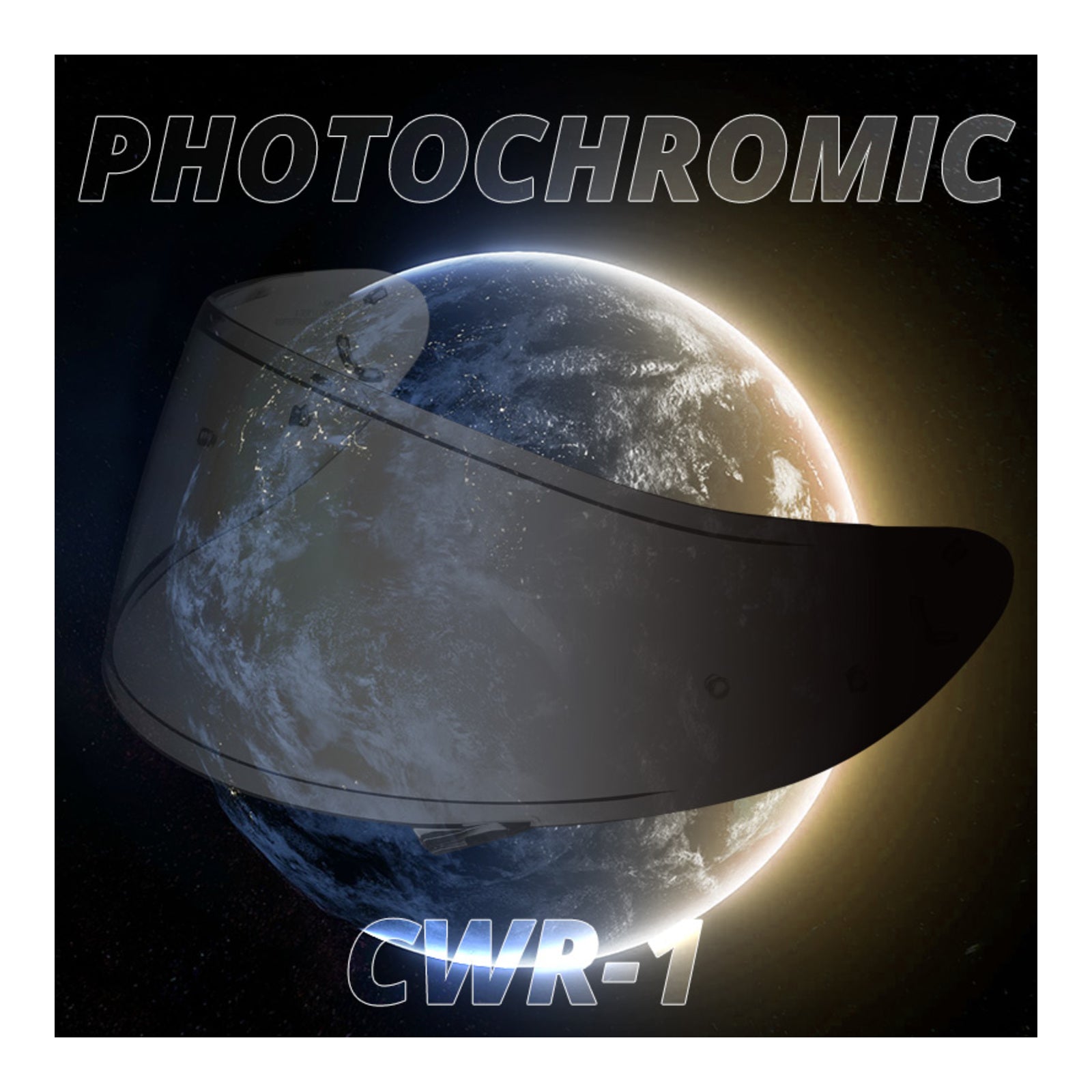 Shoei Visor NXR Ryd (X-Spirit 3 CWR-1) Photochromic with Pin by Transitions