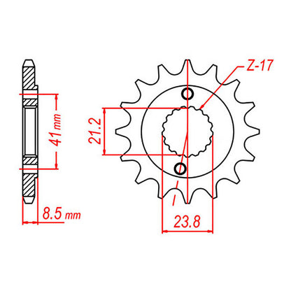 Sprocket Kit Honda XR400 - 520KXZ 15/45