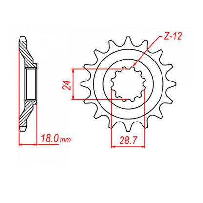 Sprocket Kit Honda XR600 '91- - 520EXW 14/48