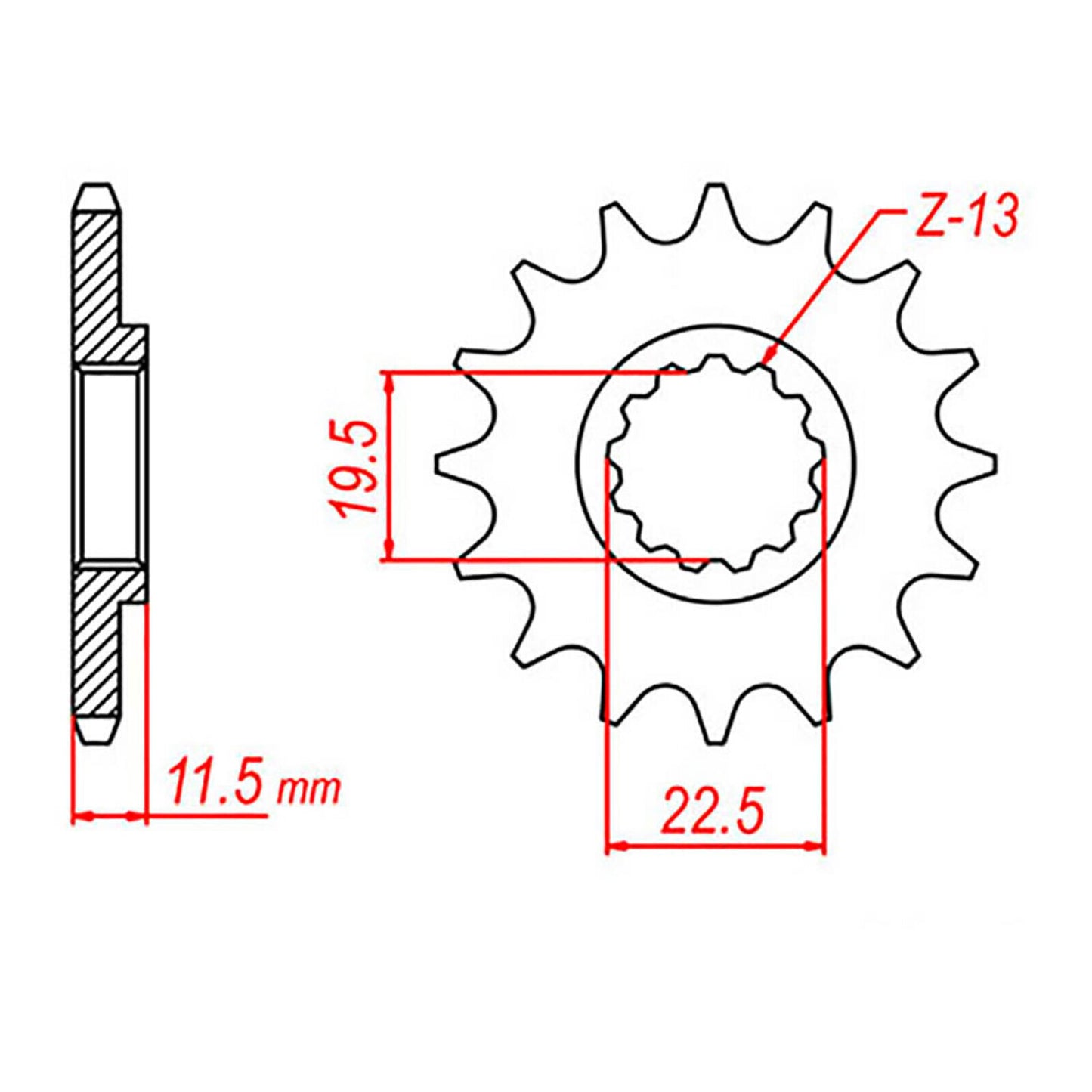 Sprocket Kit Suzuki DRZ125 Small Wheel - 428KRO 14/51