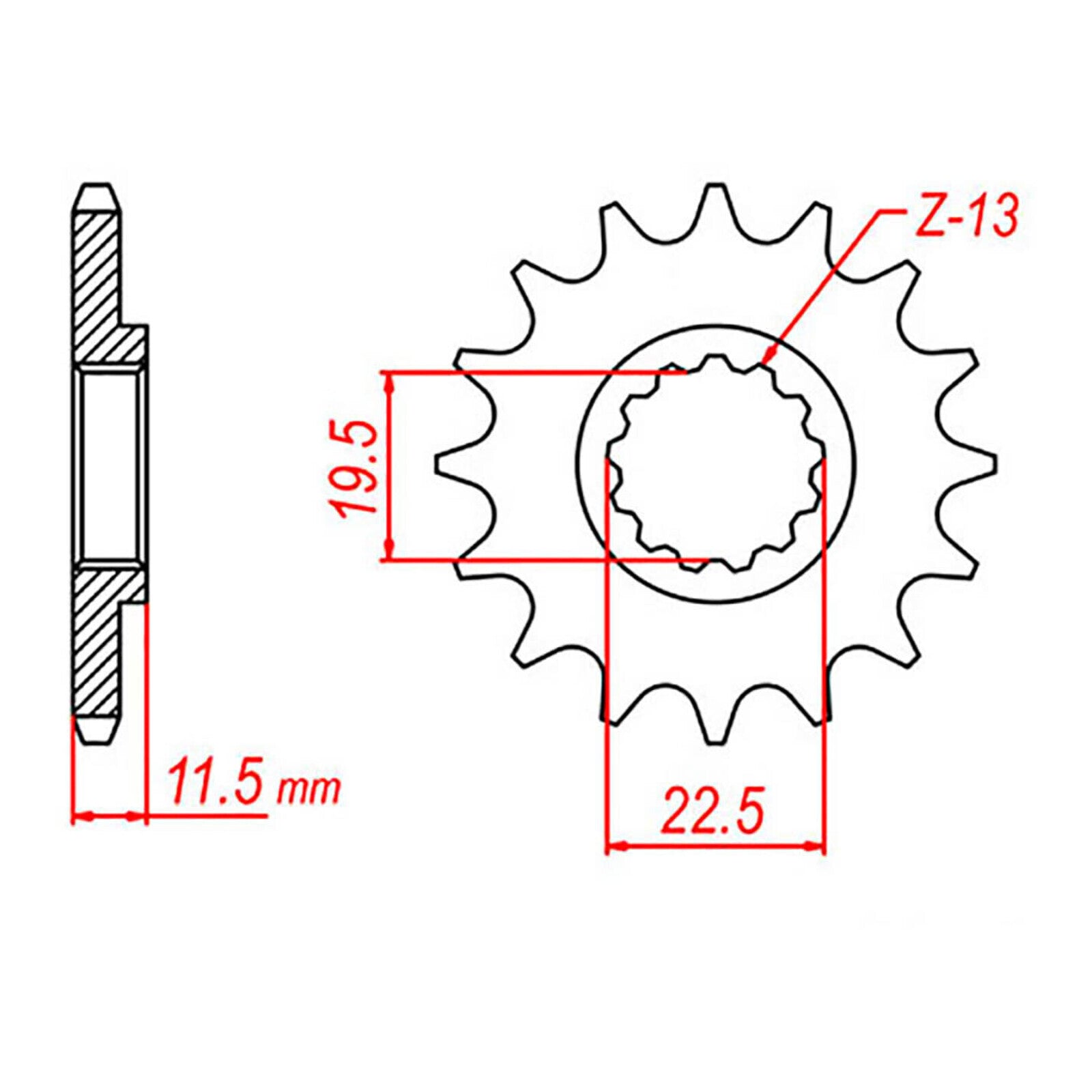 Sprocket Kit Suzuki DRZ125 Small Wheel - 428KRO 14/51