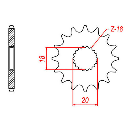 Sprocket Kit Suzuki GN125 - 428KRO 13/50