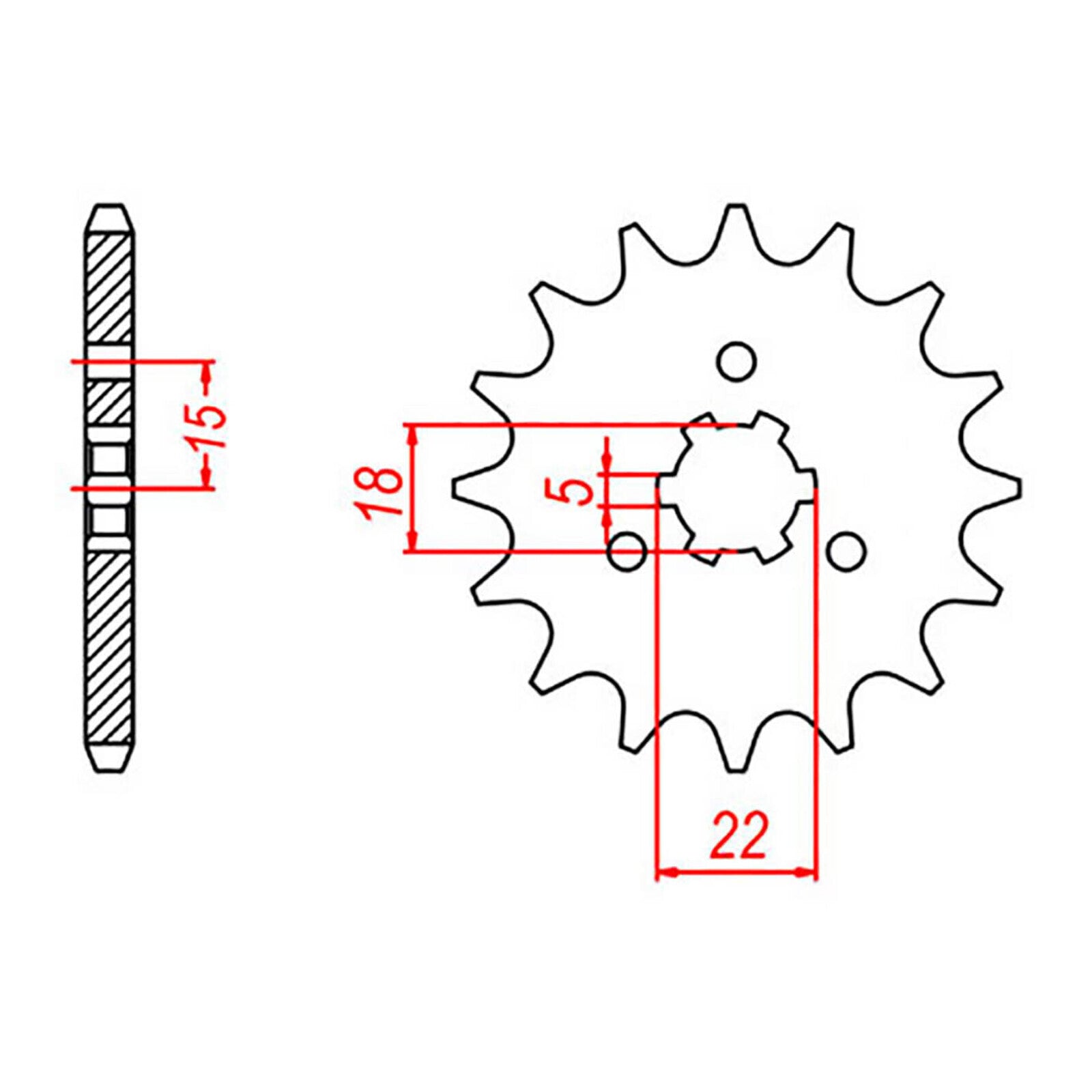 Sprocket Kit Kawasaki KX125 '03- 520KXZ 13/51