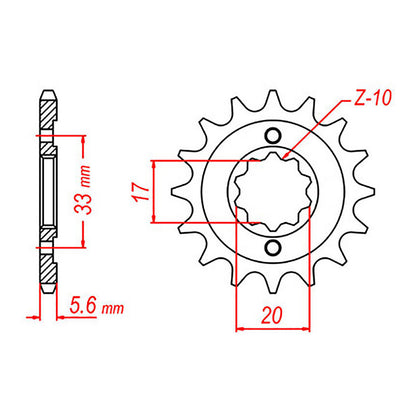 Sprocket Kit Kawasaki KX250F '04-'05/RMZ250 SUZ - 520KXZ 13/48