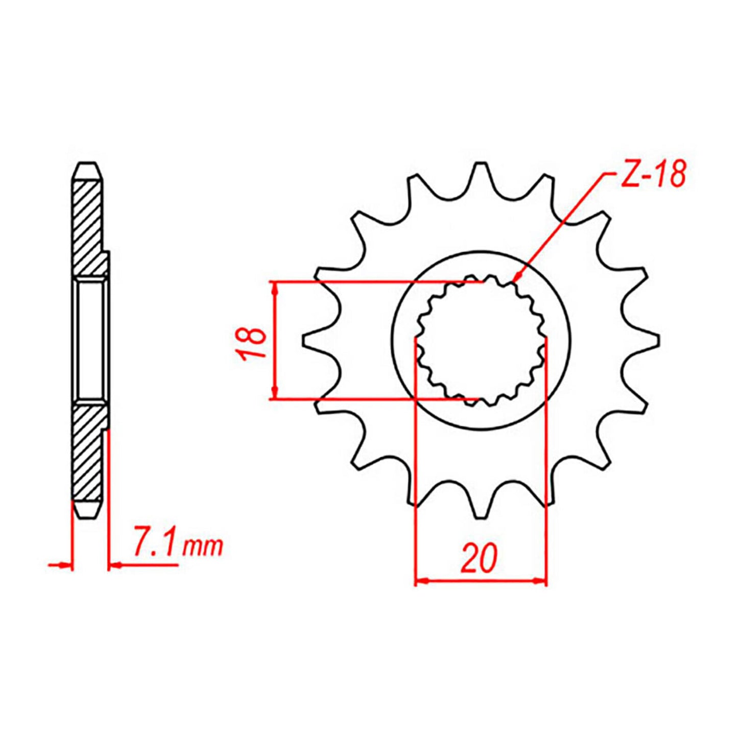 Sprocket Kit Suzuki RMZ250 - 520EXW 13/49