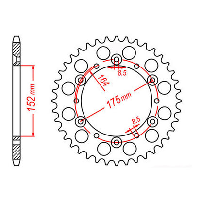 Sprocket Kit Yamaha YZ/WR400F - 520EXW 14/49
