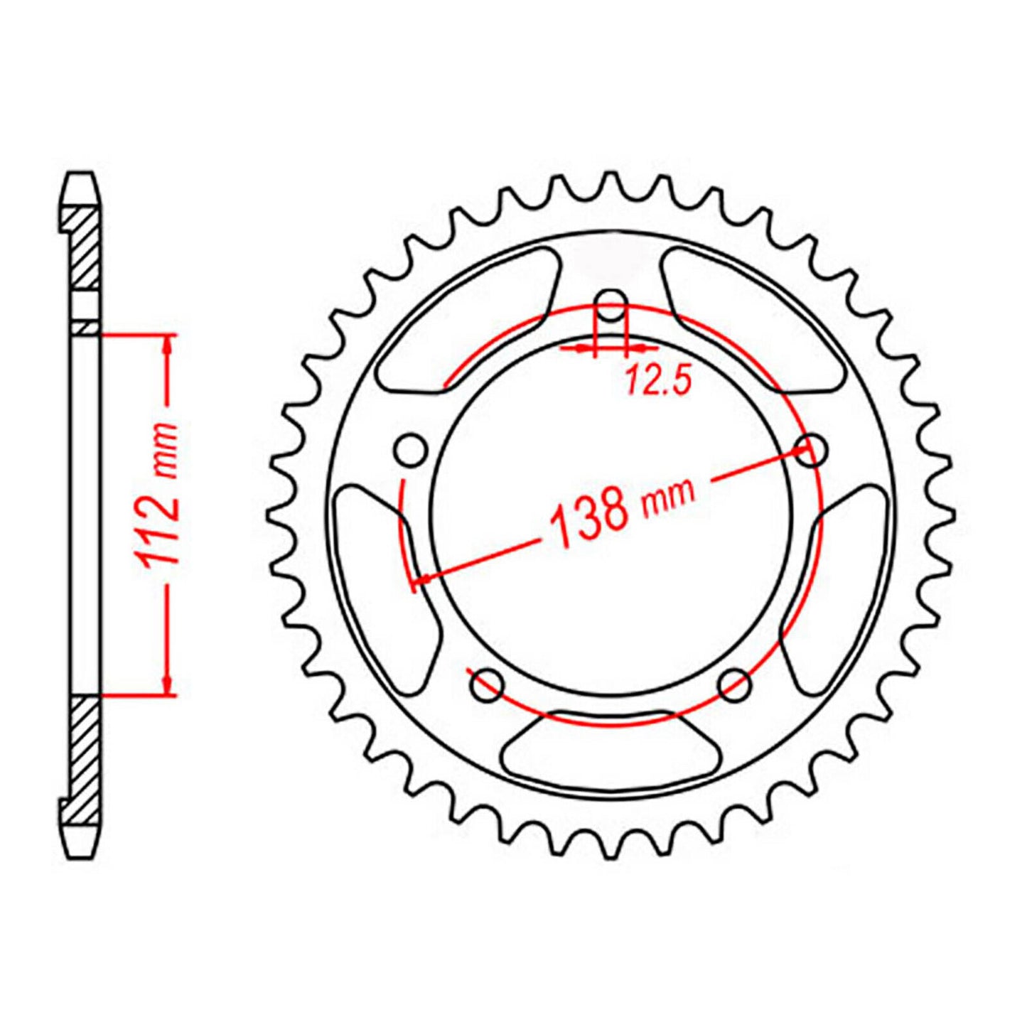 Sprocket Kit Honda CBR900RR '96-'99 Gold (recommended) - GB525ZXW 16/