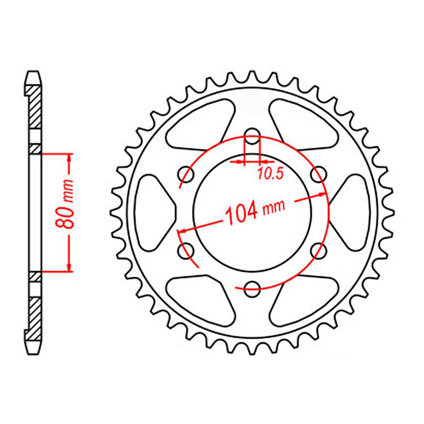 Sprocket Kit Kawasaki Z1000SX G/H '11-'12 - GB525ZXW 15/41