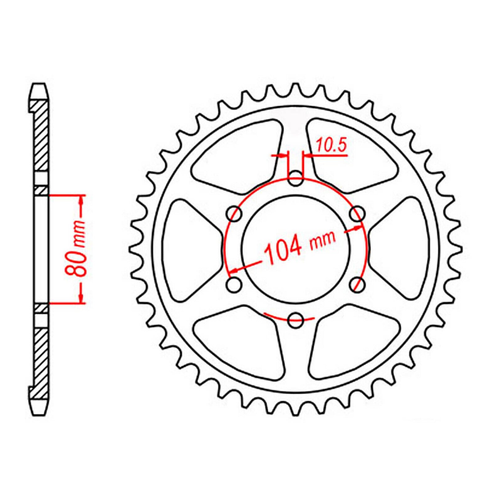 Sprocket Kit Kawasaki ZRX1200 - 530ZXW 17/42