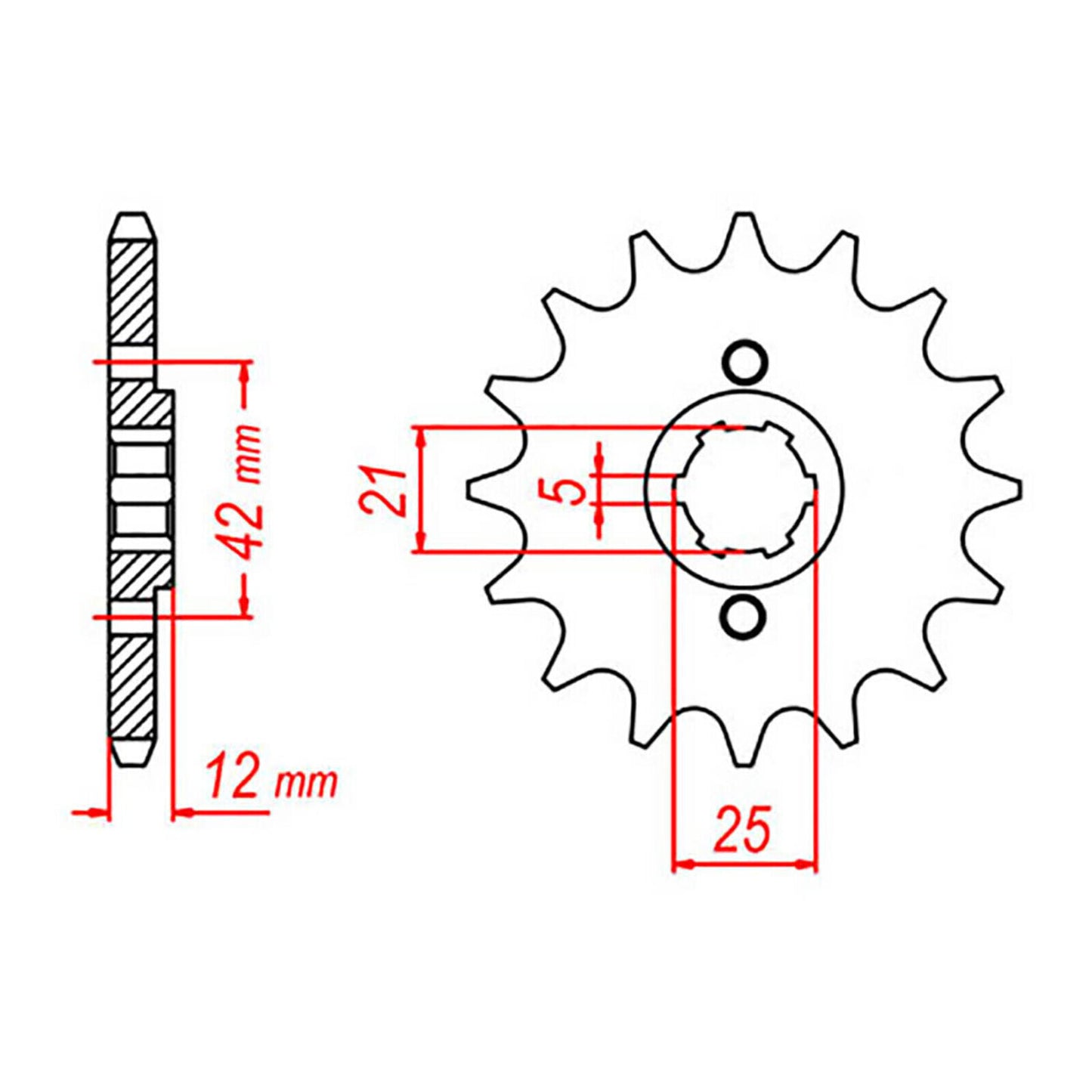 Sprocket Kit Yamaha XJ600 '84-'90 - 530XRE 16/44