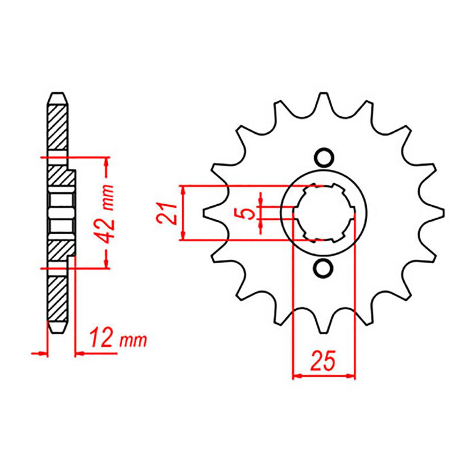 Sprocket Kit Yamaha XJ600 '84-'90 - 530XRE 16/44