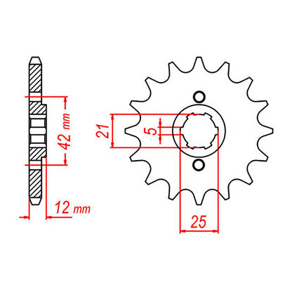 Sprocket Kit Yamaha XJ600 '84-'90 - 530XRE 16/44