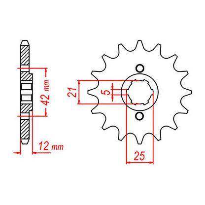 Sprocket Kit Yamaha XJ600 '91/'92 - 530XRE 17/44