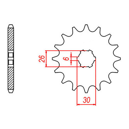 Sprocket Kit Yamaha XJ/XS650 - 530XRE 17/33