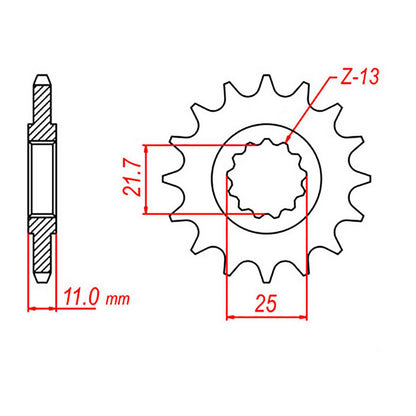 Sprocket Kit Yamaha FZR1000 '89-'97 Gold - GB530XRE 17/47