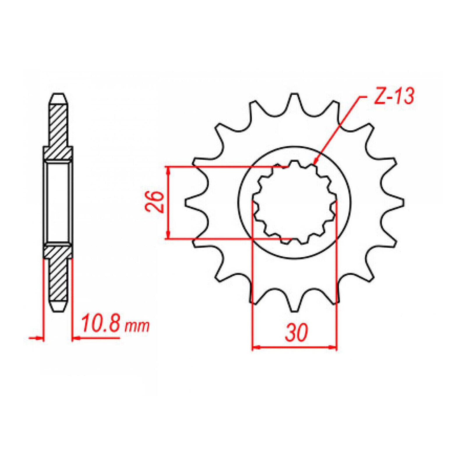 Sprocket Kit Yamaha YZF-R1 '04-'08 (economy) - 530XRE 17/45