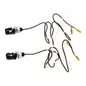 WHITES NUMBER PLATE LED BOLT LIGHT 13.5X12.8 BLK (Pair)