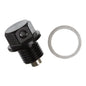 Whites Magnetic Sump Plug M12 x 10 x 1.25 - Black