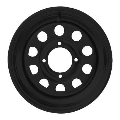 Whites ATV/UTV Steel Rim 14x6 Can-Am Front 4/137 +13 - Black