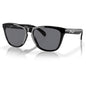 0OO901324-30655 Oakley Frogskins Sunglasses Polished Black Frame with Grey Lens