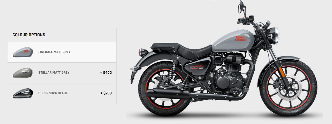 Royal Enfield Meteor 350 Stellar Red