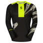 SCOTT Swap EVO MX Jersey, Caviar, Black/Yellow - front