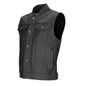 ARGON Vice Leather Vest - Black