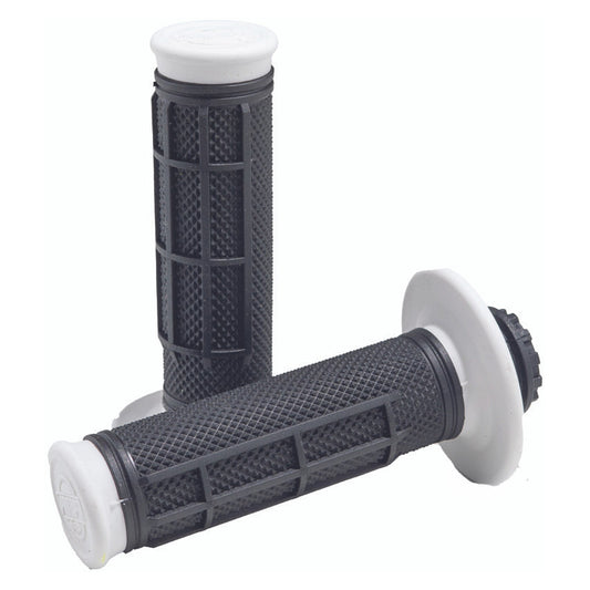 ProTaper Pro Series Lock-On - Half Waffle - White Black