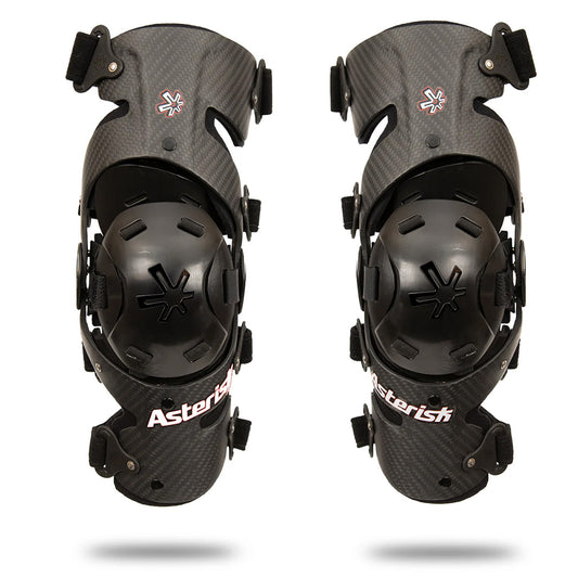 Asterisk Carbon Cell 1.2 Knee Braces - pair